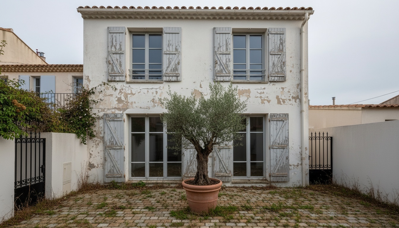 La même façade avant travaux
